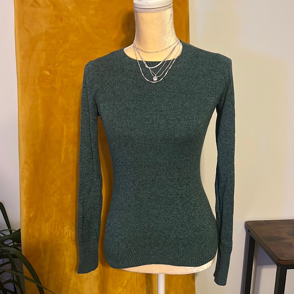 Express Green Sweater XS